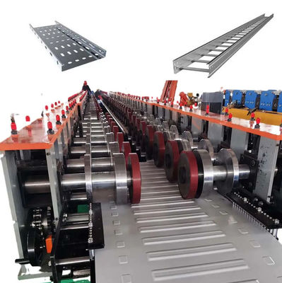কেনা ধাতু 7.5KW ক্যাবল ট্রে রোল গঠন মেশিন 40GP ক্যাবল ট্রে তৈরি মেশিন online manufacture